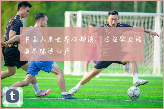中国人看世界杯趣谈:这些歇后语道尽球迷心声